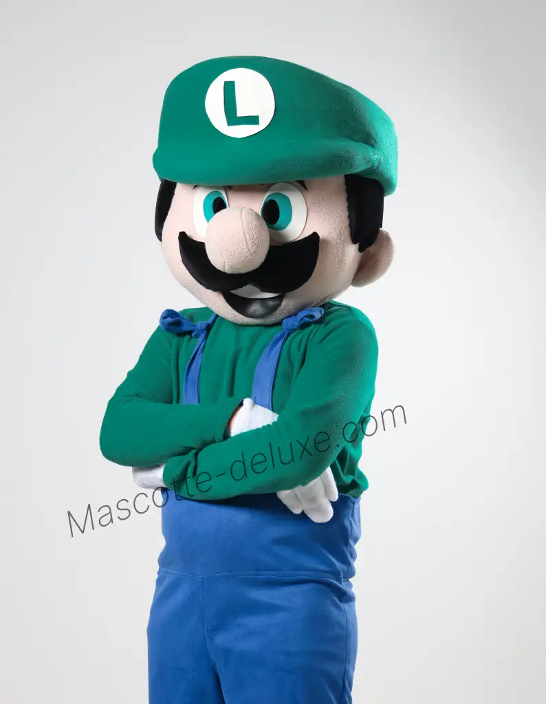 Mascot Luigi Mascotte costume Luigui cosplay botarga halloween cartoon