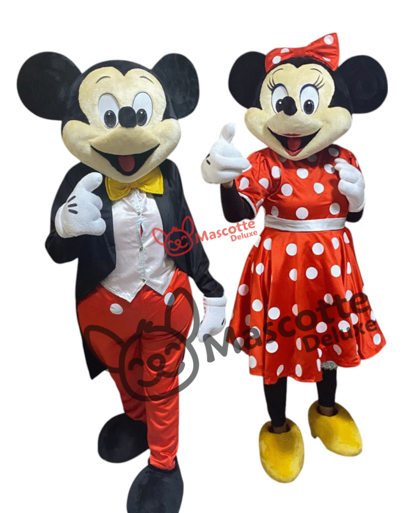 Mickey & Minnie Mouse Mascot Costumes for Adults – High Quality, Made in Morocco | Party, Events, Halloween