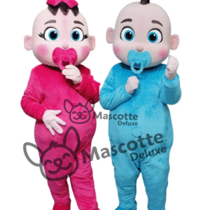 Baby Shower Boy & Girl Mascot Costumes for Adults – Premium Quality | Gender Reveal, Baby Shower, Party Events