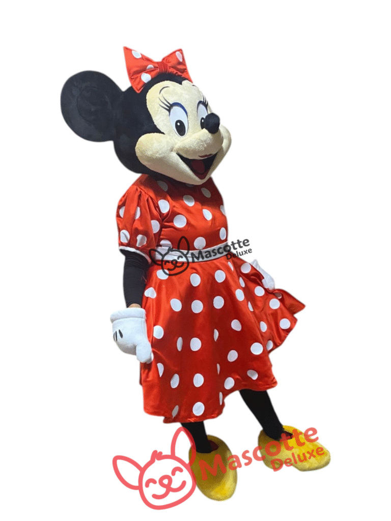 Minnie Mouse Mascot Costume for Adults – Premium Quality, Made in Morocco | Party, Events, Halloween