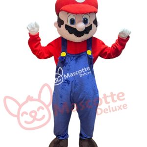 High quality Mascot Mario Mascotte Costume Mario bros cosplay botarga halloween