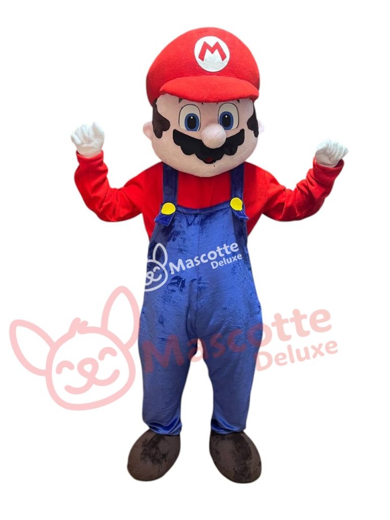 High quality Mascot Mario Mascotte Costume Mario bros cosplay botarga halloween