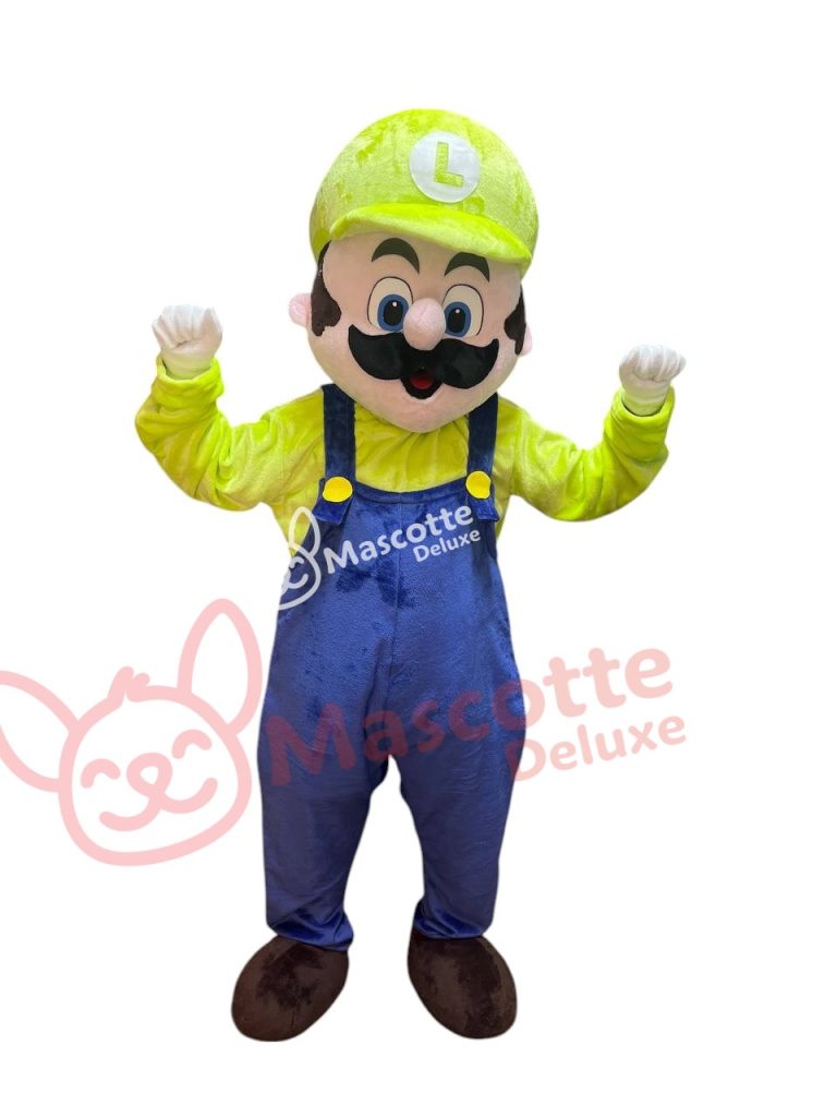 (Includes both characters) Mascot Luigi and Mario mascotte costume cosplay