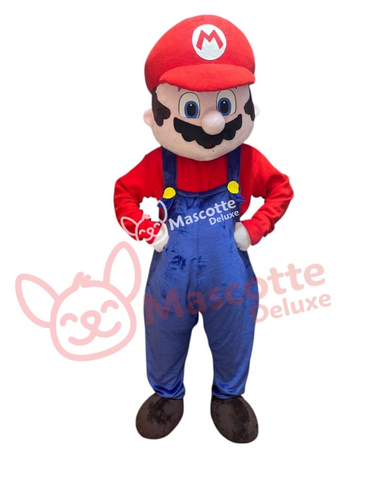 (Includes both characters) Mascot Luigi and Mario mascotte costume cosplay