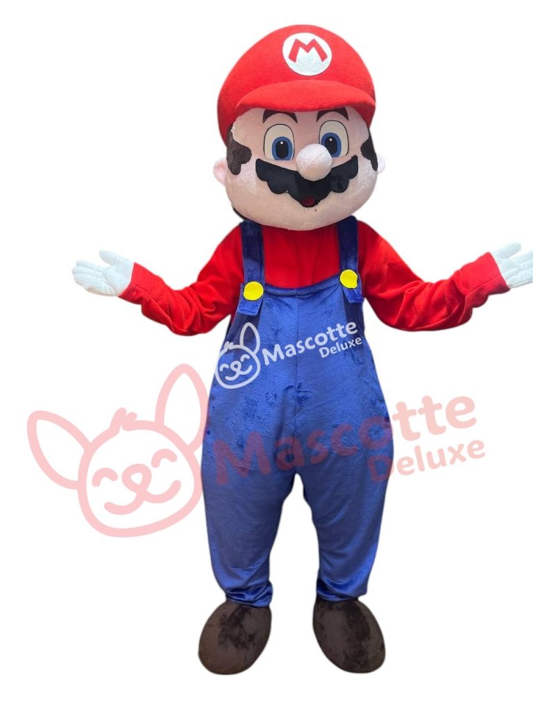 High quality Mascot Mario Mascotte Costume Mario bros cosplay botarga halloween