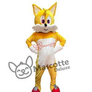 Mascot Costume TAILS of Sonic Mascot cosplay botarga halloween cartoon
