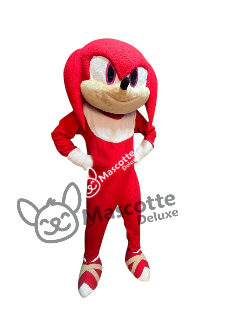 Mascot Costume Knuckles of Sonic Mascot cosplay botarga halloween cartoon