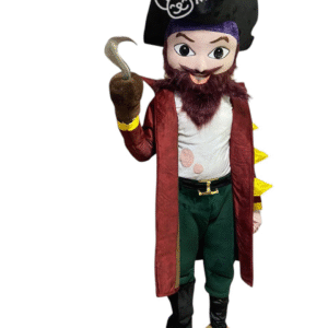 Pirate Mascot Costume for Adults – High Quality | Party, Events, Parades, Halloween