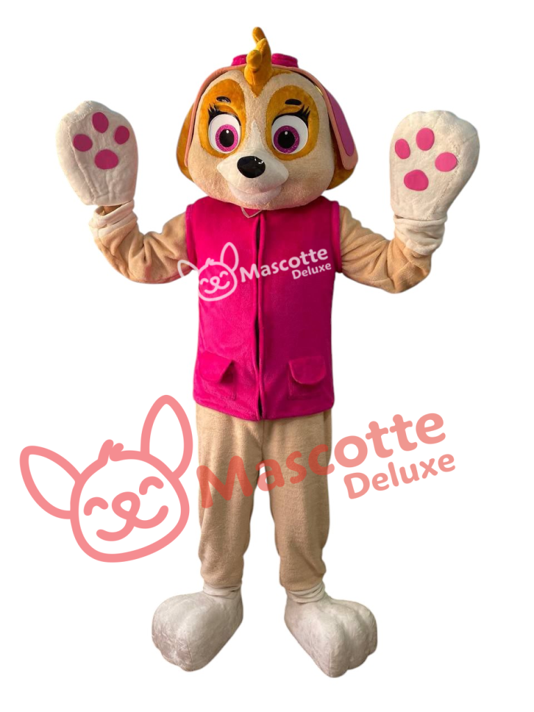 PAW PATROL SKYE Mascot Costume cosplay Party Event Halloween Birthday High quality Pink dog