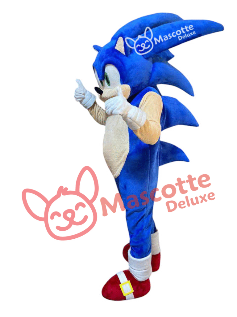 Sonic the Hedgehog Mascot Costume for Adults – Premium Quality | Parties, Events, Cosplay, Made for Comfort