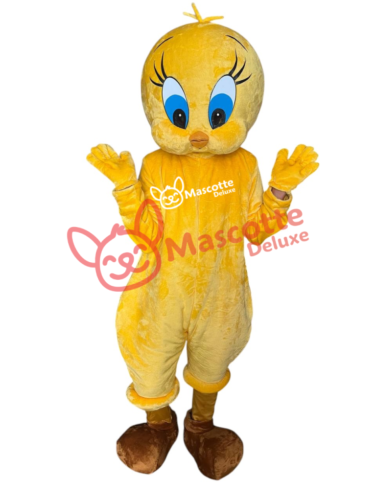 Mascot Tweety Looney Costume cosplay halloween, Family Outings High quality