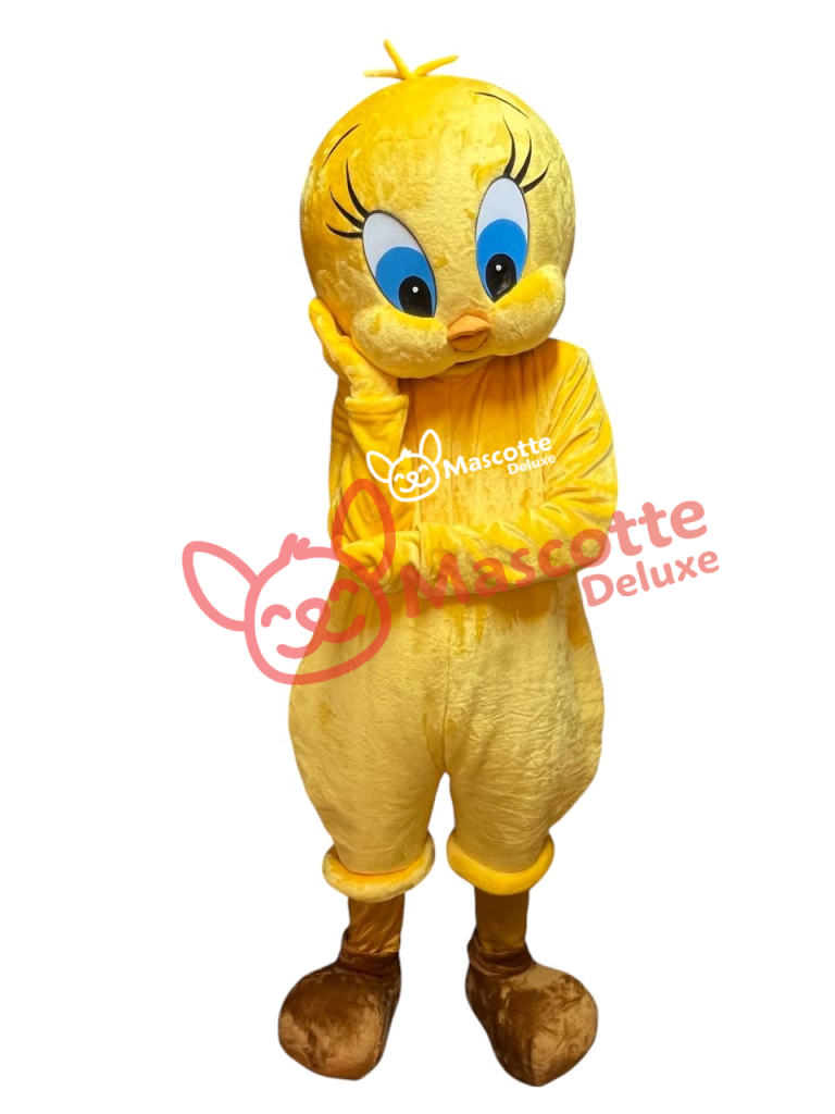 Mascot Tweety Looney Costume cosplay halloween, Family Outings High quality