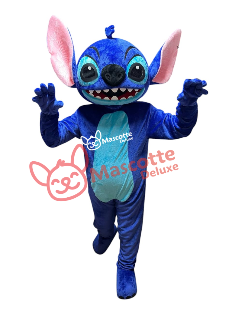 High quality Mascot Costume Stitch Bleu mascotte cosplay botarga halloween