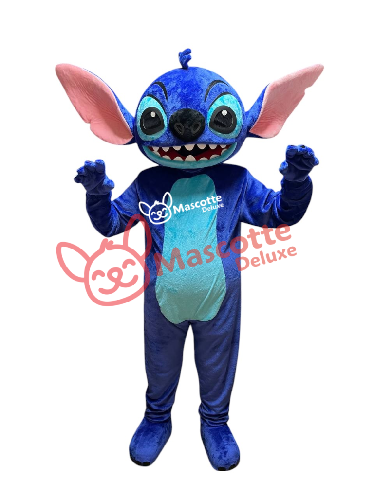 High quality Mascot Costume Stitch Bleu mascotte cosplay botarga halloween