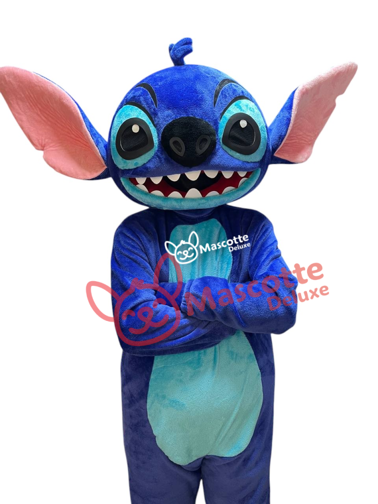 High quality Mascot Costume Stitch Bleu mascotte cosplay botarga halloween