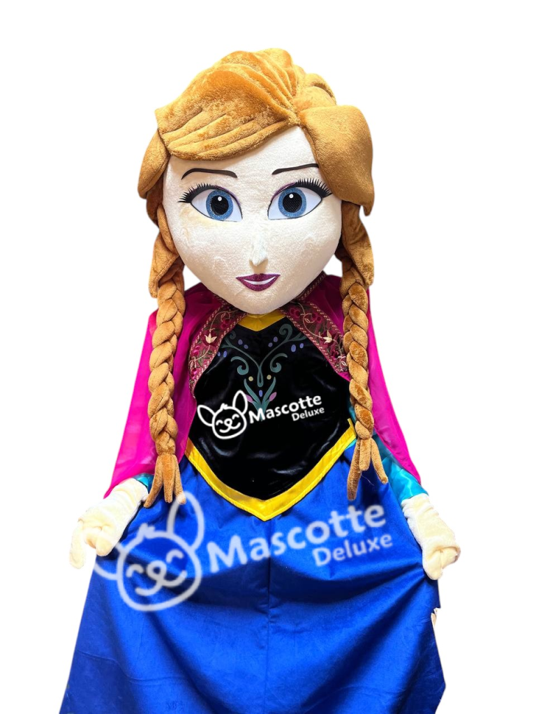 ANNA Mascot Costume FROZEN cosplay botarga halloween High quality Mascots