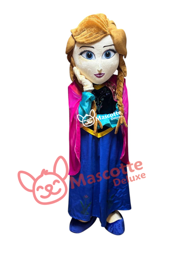 ANNA Mascot Costume FROZEN cosplay botarga halloween High quality Mascots