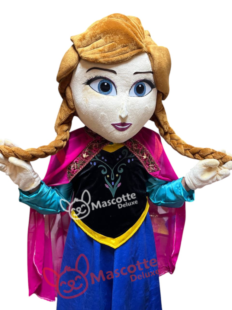 ANNA Mascot Costume FROZEN cosplay botarga halloween High quality Mascots