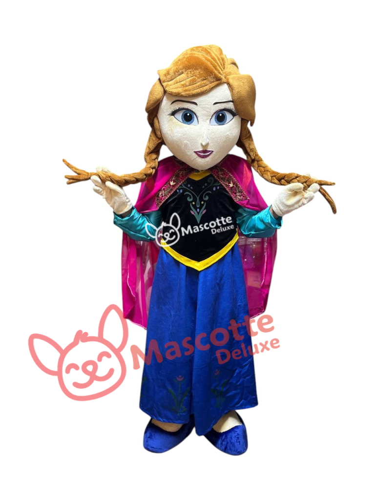 ANNA Mascot Costume FROZEN cosplay botarga halloween High quality Mascots