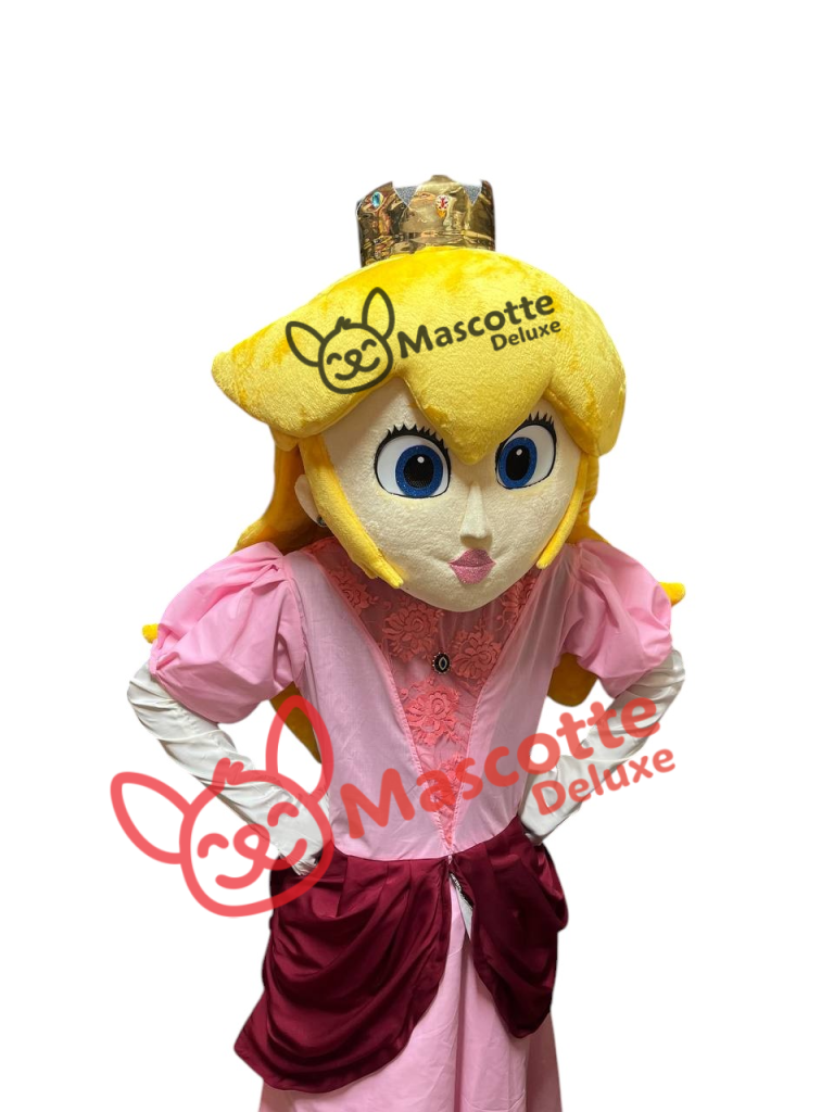 Mascot PRINCESS PEACH Costume cosplay botarga halloween cartoon High quality