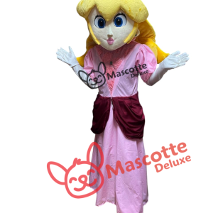 Mascot PRINCESS PEACH Costume cosplay botarga halloween cartoon High quality