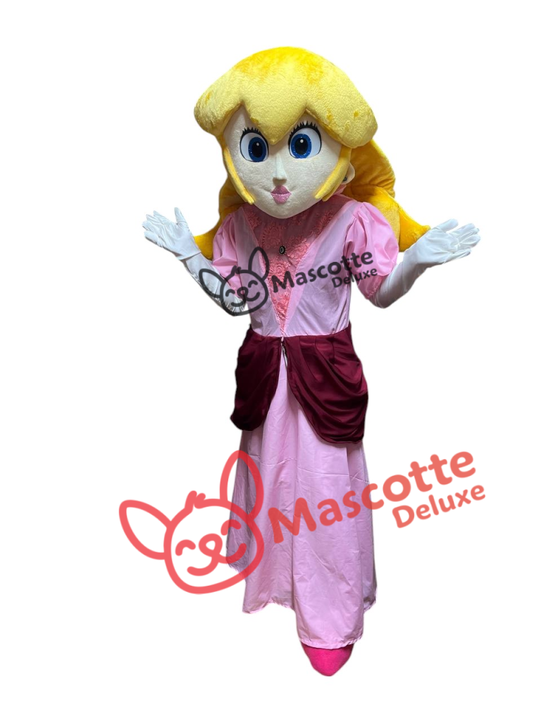 Mascot PRINCESS PEACH Costume cosplay botarga halloween cartoon High quality