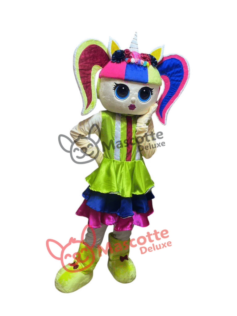 LOL Surprise Doll Mascot Costume for Adults – High Quality, Made in Morocco | Party, Events, Cosplay, Halloween