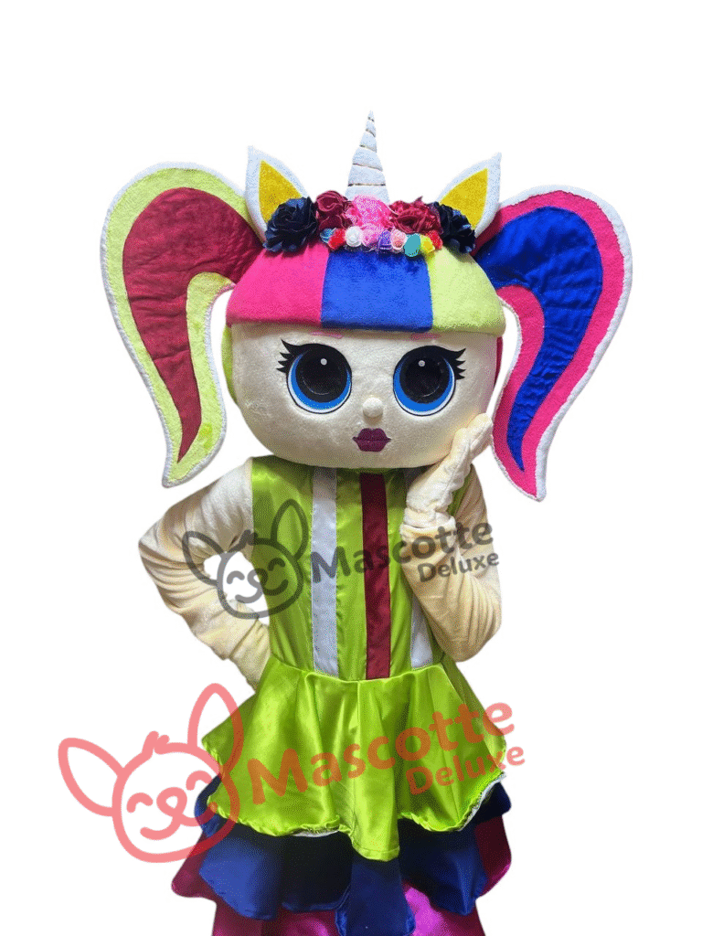 LOL Surprise Doll Mascot Costume for Adults – High Quality, Made in Morocco | Party, Events, Cosplay, Halloween