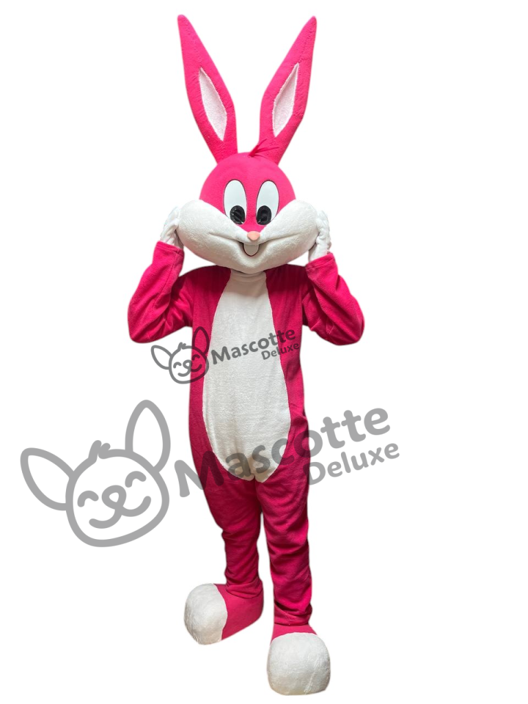 Bugs Bunny Mascot Costume Pink cosplay botarga halloween Adulte High quality