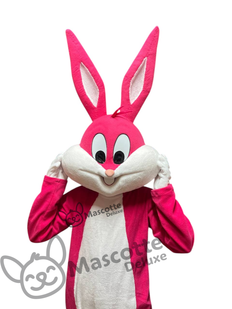 Bugs Bunny Mascot Costume Pink cosplay botarga halloween Adulte High quality