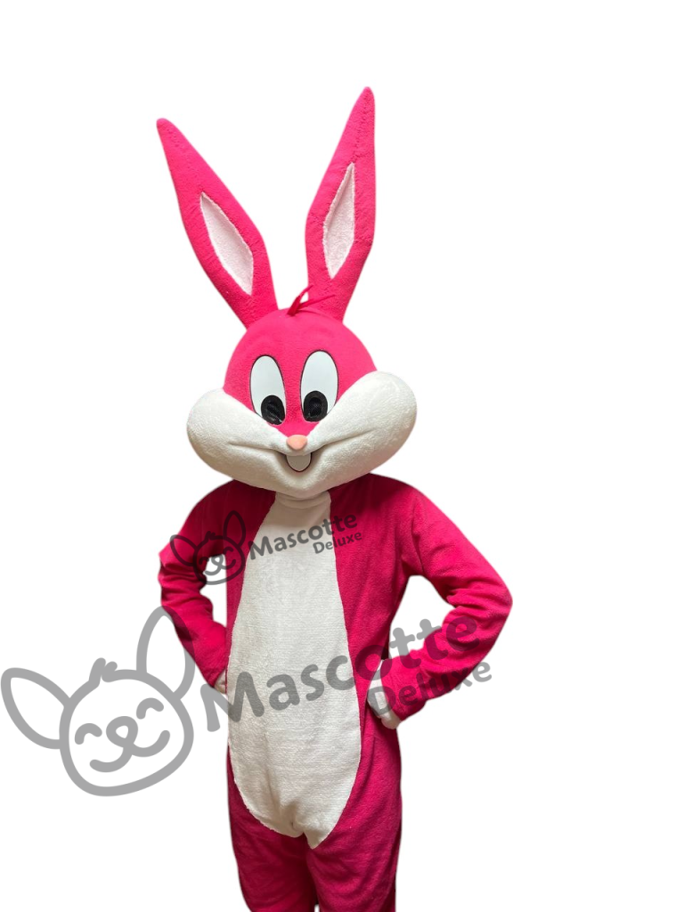 Bugs Bunny Mascot Costume Pink cosplay botarga halloween Adulte High quality
