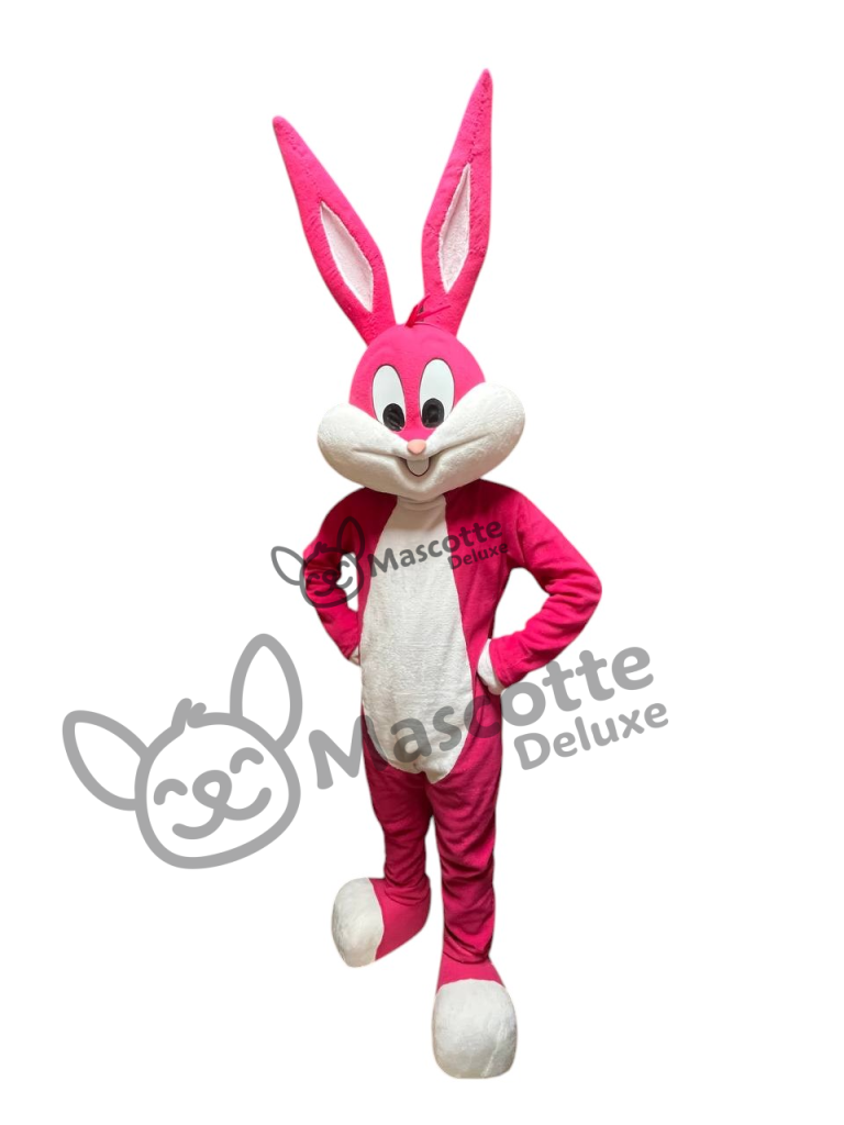 Bugs Bunny Mascot Costume Pink cosplay botarga halloween Adulte High quality