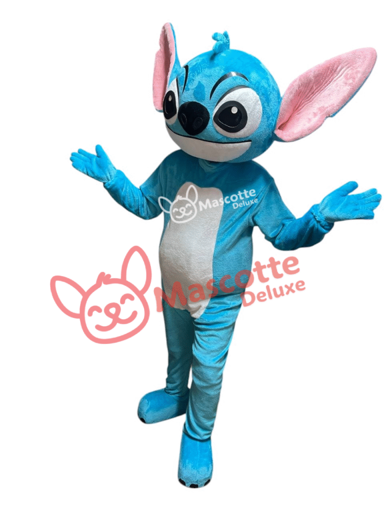 Stitch Mascot Costume for Adults – Premium Quality, Made in Morocco | Party, Events, Halloween