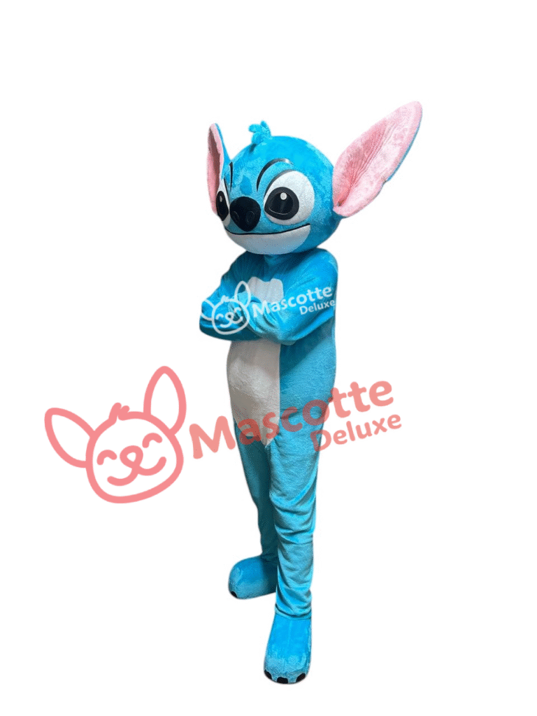 Stitch Mascot Costume for Adults – Premium Quality, Made in Morocco | Party, Events, Halloween