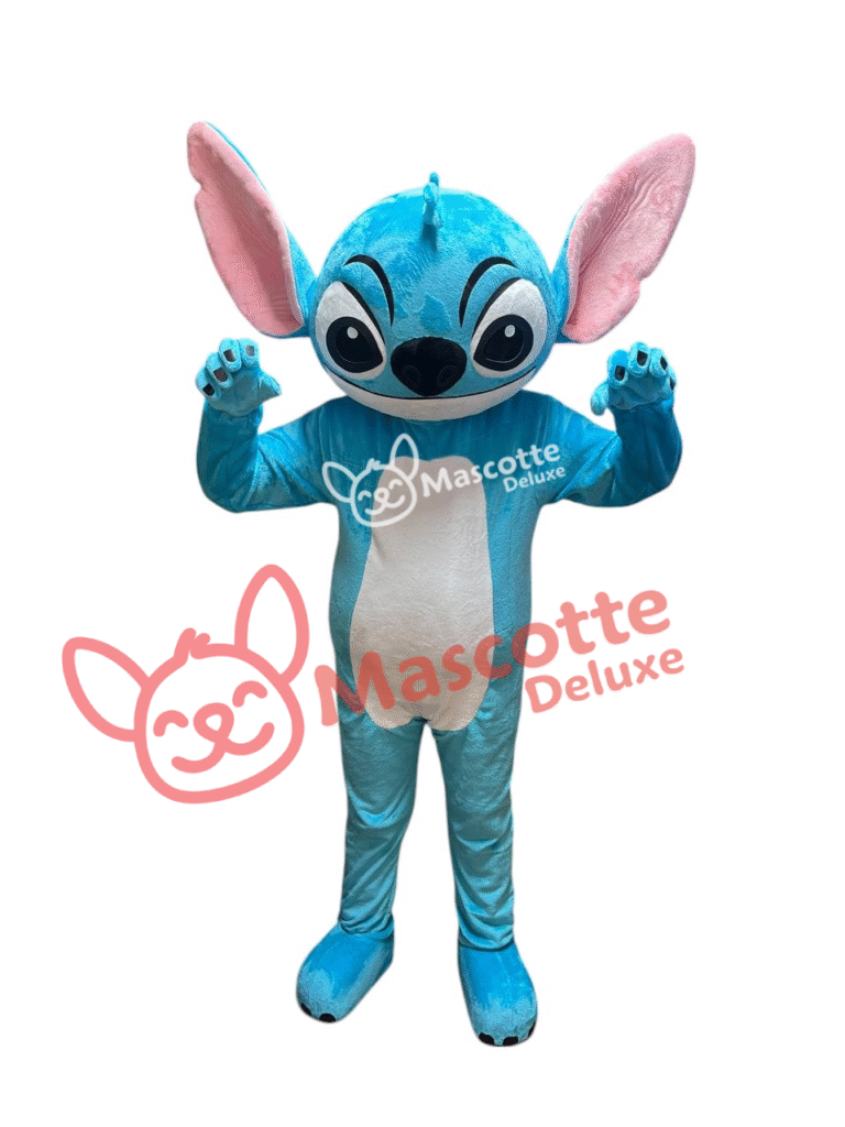 Stitch Mascot Costume for Adults – Premium Quality, Made in Morocco | Party, Events, Halloween