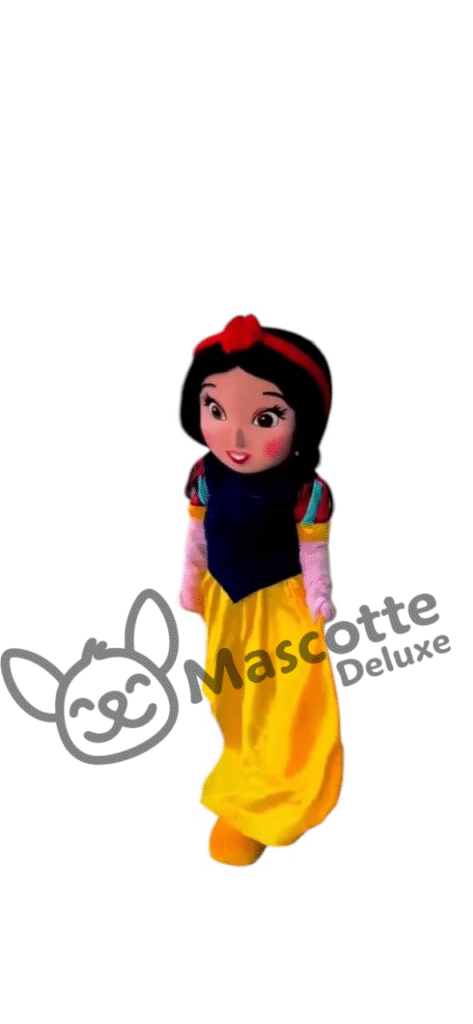 Princess famous Snow White Mascot Costume for Adults – Premium Quality | Party, Events, Princess Theme, Halloween