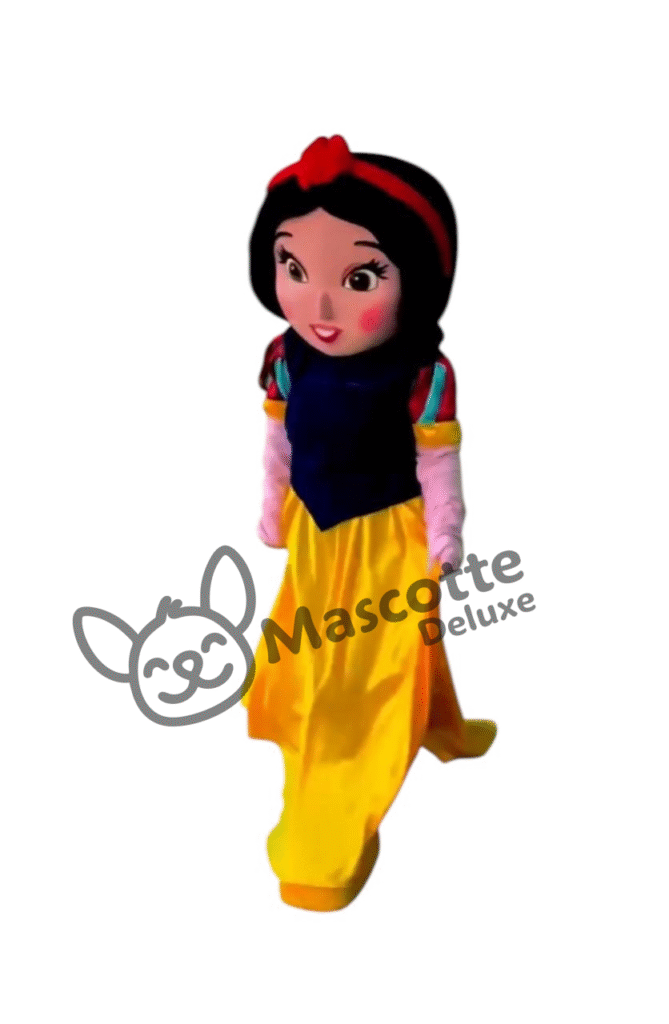 Princess famous Snow White Mascot Costume for Adults – Premium Quality | Party, Events, Princess Theme, Halloween