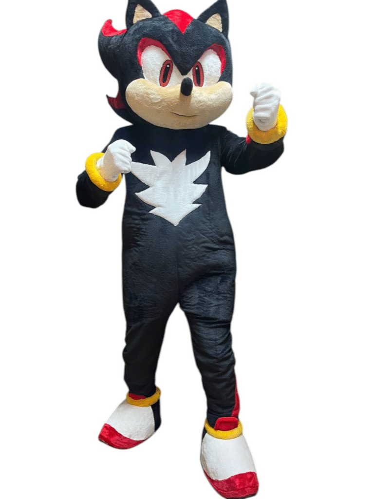 Shadow the Hedgehog Mascot Costume – Adult Cosplay, Parties, Events