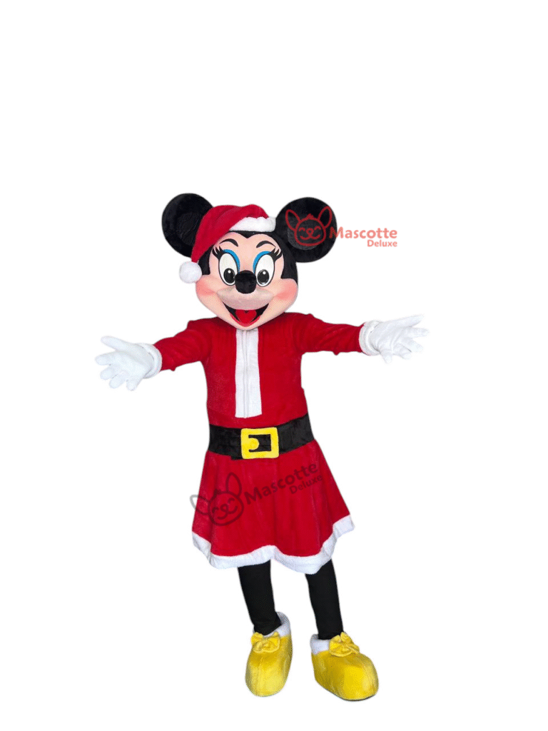 Minnie Mouse Christmas Mascot Costume – Premium Quality Holiday Outfit