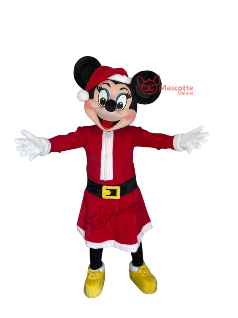 Minnie Mouse Christmas Mascot Costume – Premium Quality Holiday Outfit