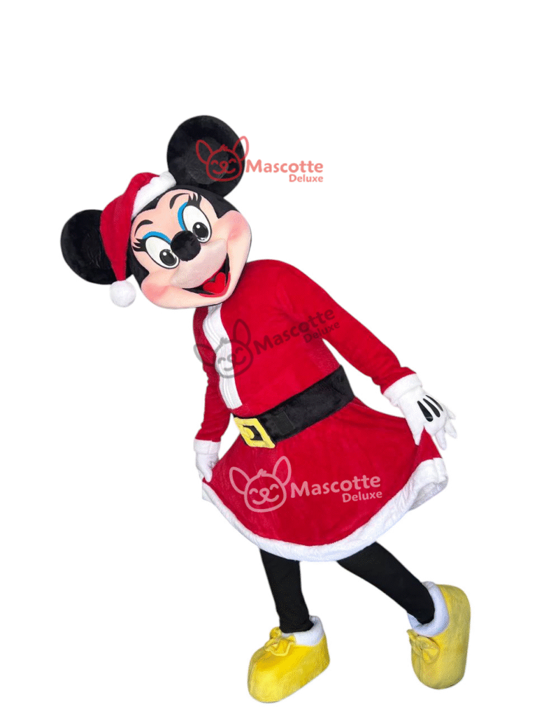 Minnie Mouse Christmas Mascot Costume – Premium Quality Holiday Outfit