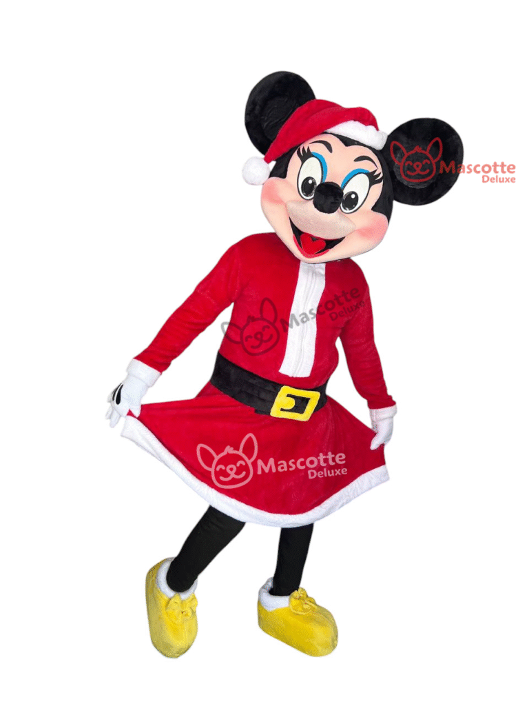 Minnie Mouse Christmas Mascot Costume – Premium Quality Holiday Outfit