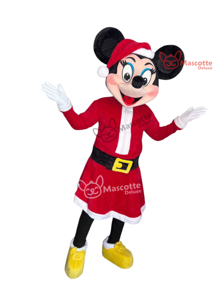 Minnie Mouse Christmas Mascot Costume – Premium Quality Holiday Outfit