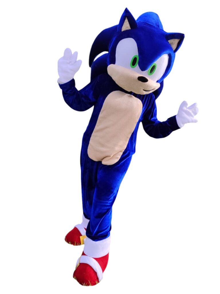 Sonic Mascot Costume for Adults – Premium Quality | Parties, Events, Cosplay, Made for Comfort