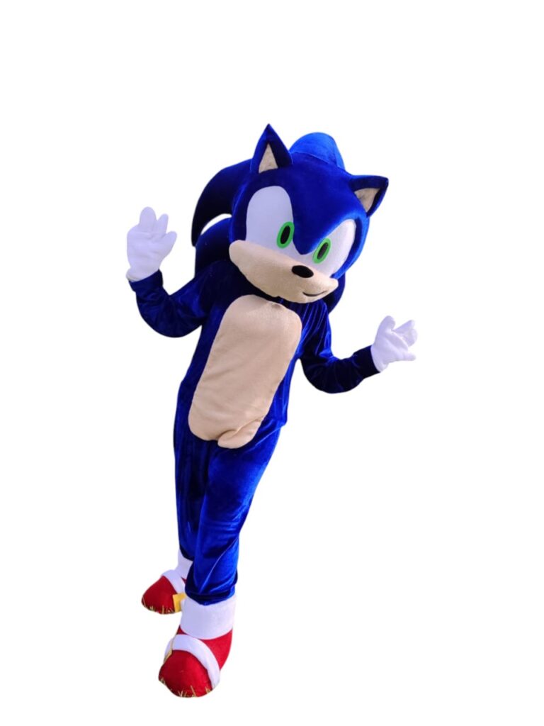 Sonic Mascot Costume for Adults – Premium Quality | Parties, Events, Cosplay, Made for Comfort